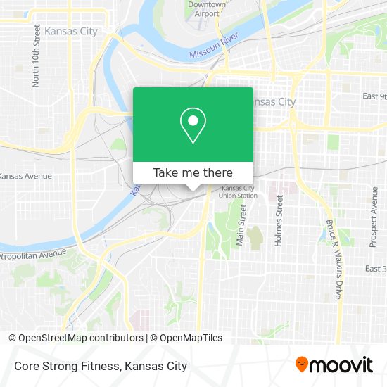 Core Strong Fitness map
