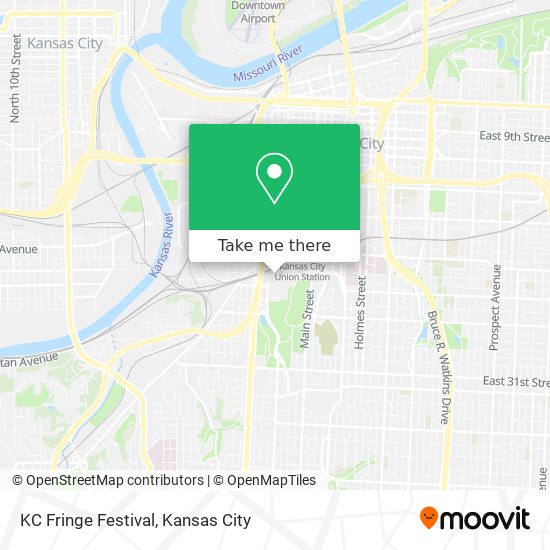 Mapa de KC Fringe Festival