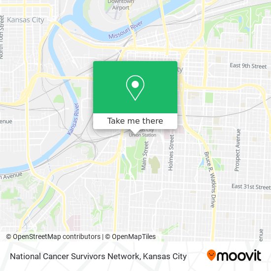 Mapa de National Cancer Survivors Network