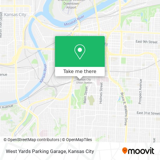 West Yards Parking Garage map