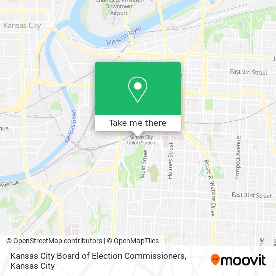 Kansas City Board of Election Commissioners map