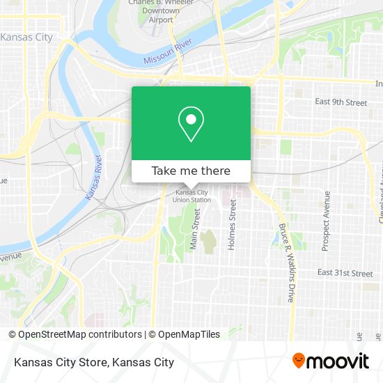 Kansas City Store map
