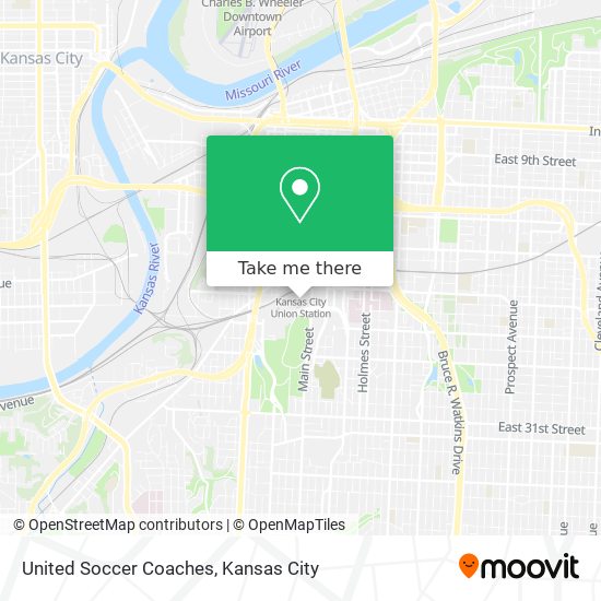 United Soccer Coaches map