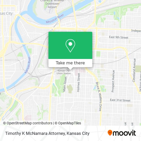 Timothy K McNamara Attorney map