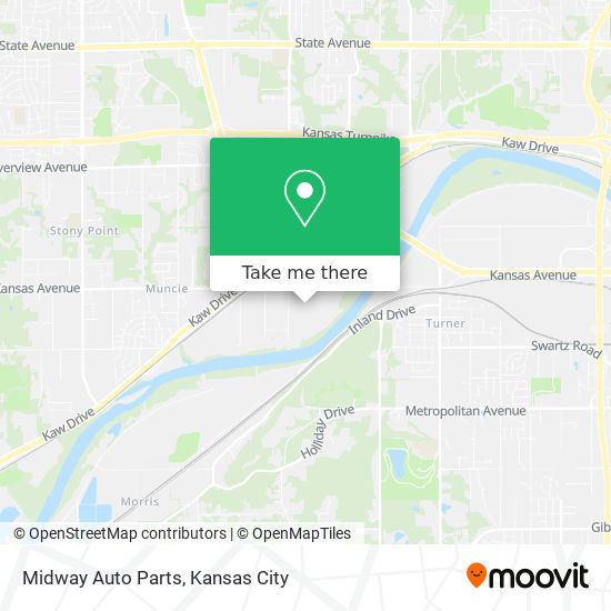 Midway Auto Parts map