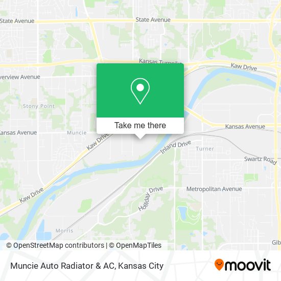 Muncie Auto Radiator & AC map