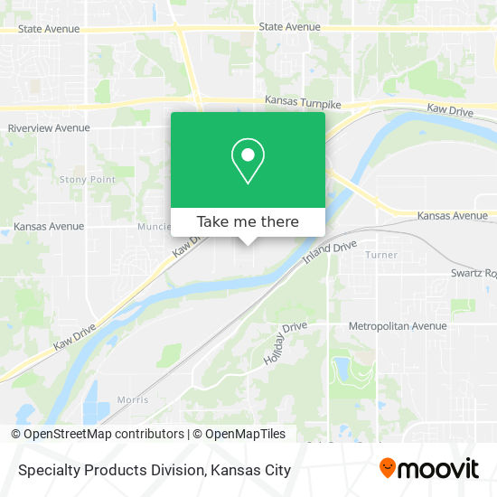 Specialty Products Division map