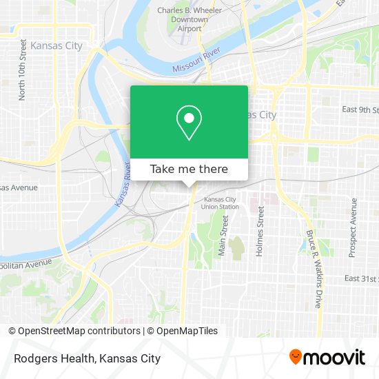Mapa de Rodgers Health