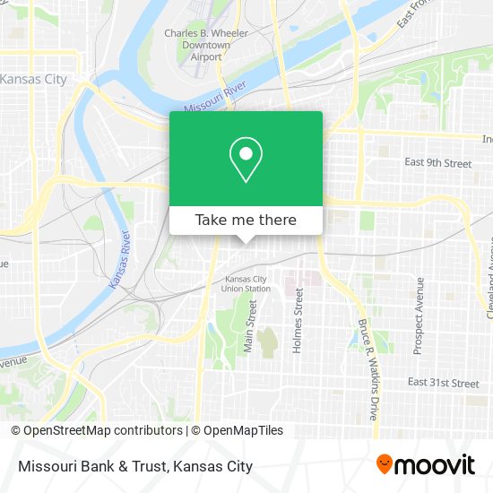 Mapa de Missouri Bank & Trust