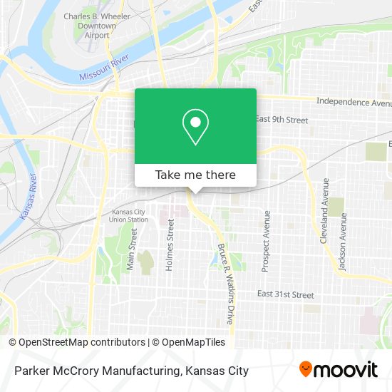 Parker McCrory Manufacturing map