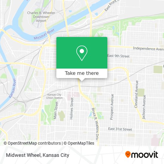 Midwest Wheel map