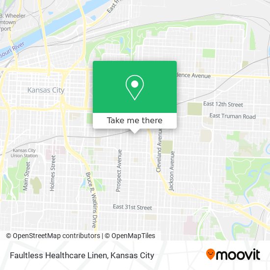 Mapa de Faultless Healthcare Linen