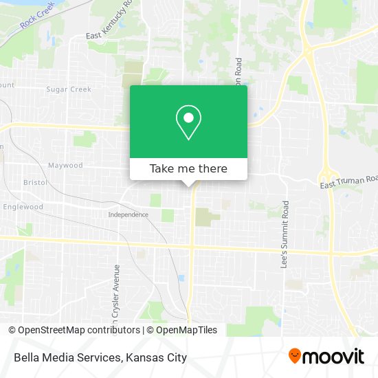 Bella Media Services map