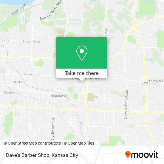 Dave's Barber Shop map