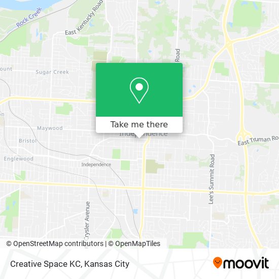 Creative Space KC map