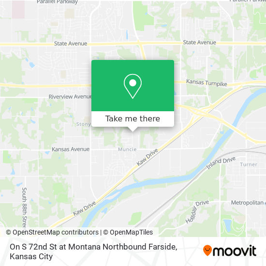 Mapa de On S 72nd St at Montana Northbound Farside