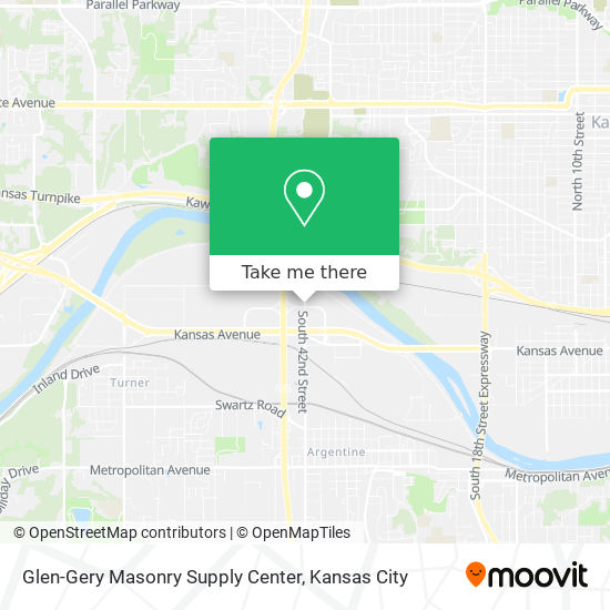 Glen-Gery Masonry Supply Center map