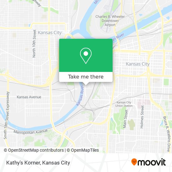 Kathy's Korner map