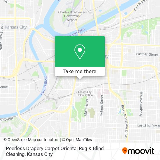 Peerless Drapery Carpet Oriental Rug & Blind Cleaning map