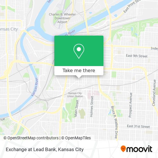 Exchange at Lead Bank map