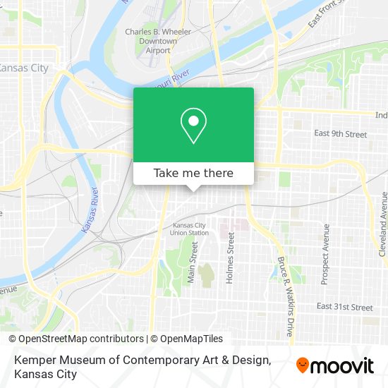 Kemper Museum of Contemporary Art & Design map