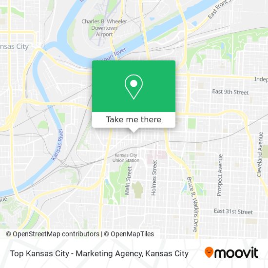 Top Kansas City - Marketing Agency map