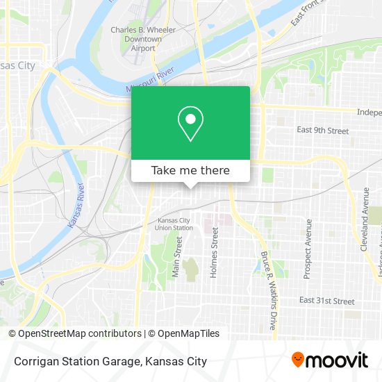 Corrigan Station Garage map