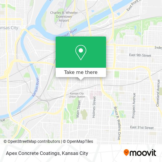 Apex Concrete Coatings map