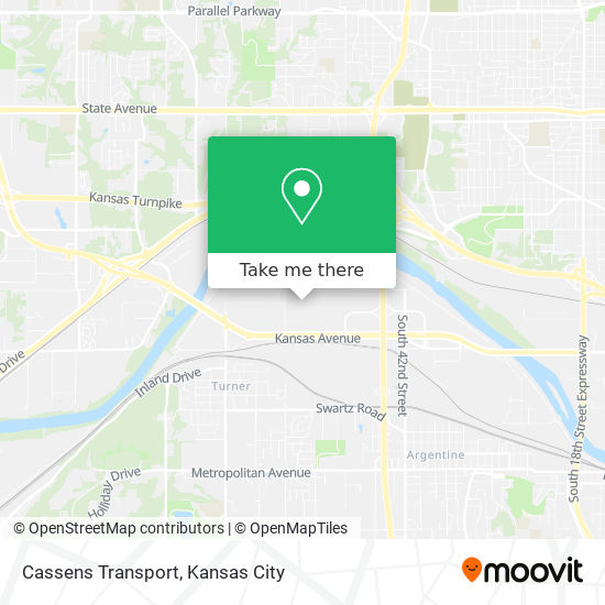 Cassens Transport map