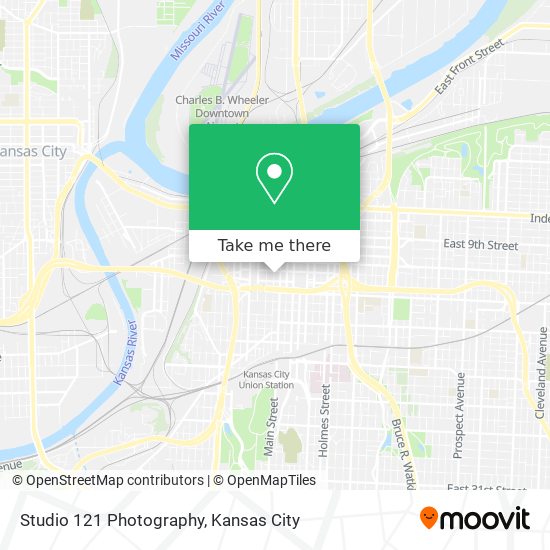 Studio 121 Photography map