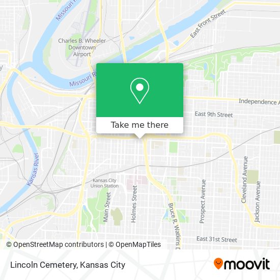 Lincoln Cemetery map