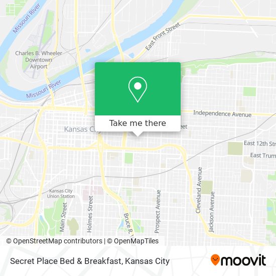 Secret Place Bed & Breakfast map