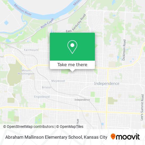 Abraham Mallinson Elementary School map