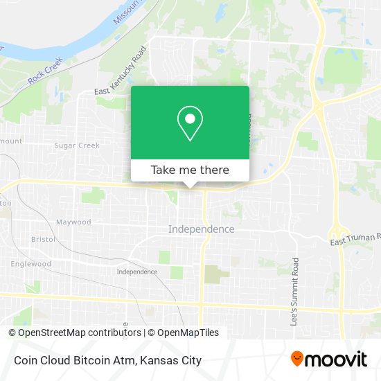 Coin Cloud Bitcoin Atm map