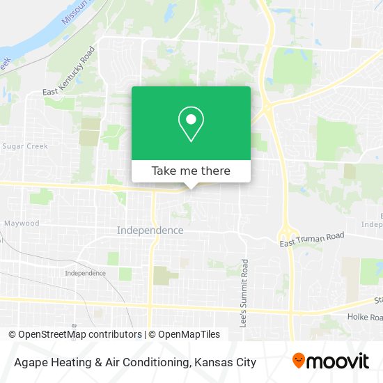 Mapa de Agape Heating & Air Conditioning