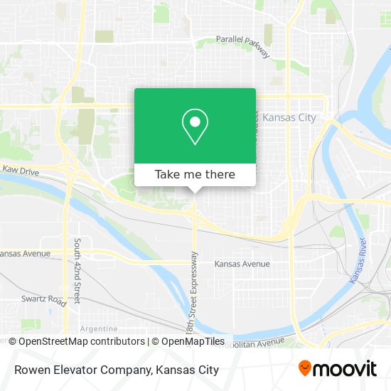 Rowen Elevator Company map