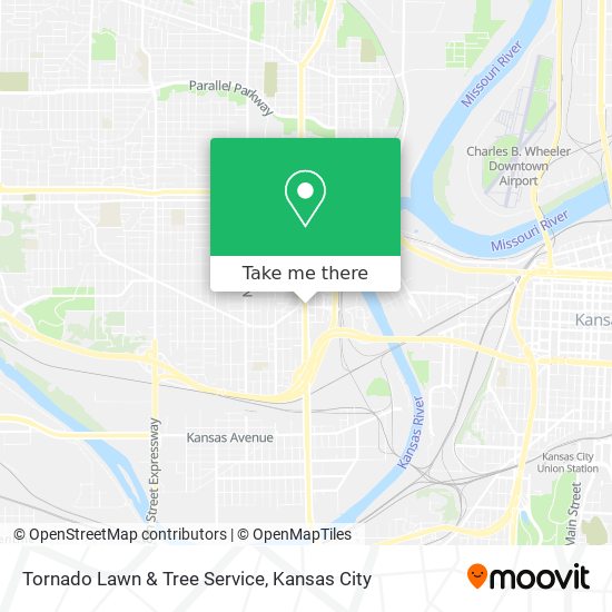 Mapa de Tornado Lawn & Tree Service