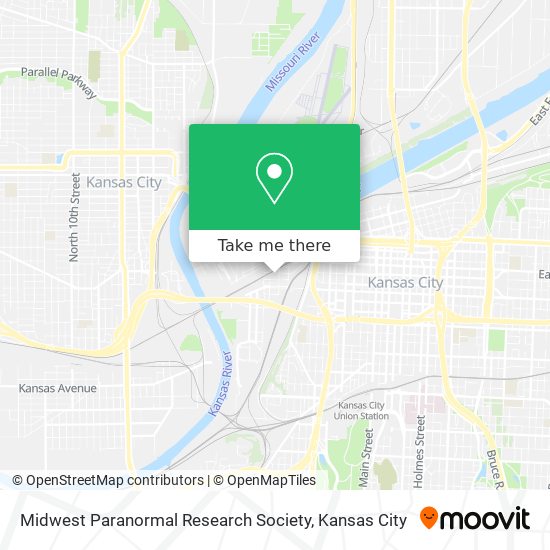 Midwest Paranormal Research Society map