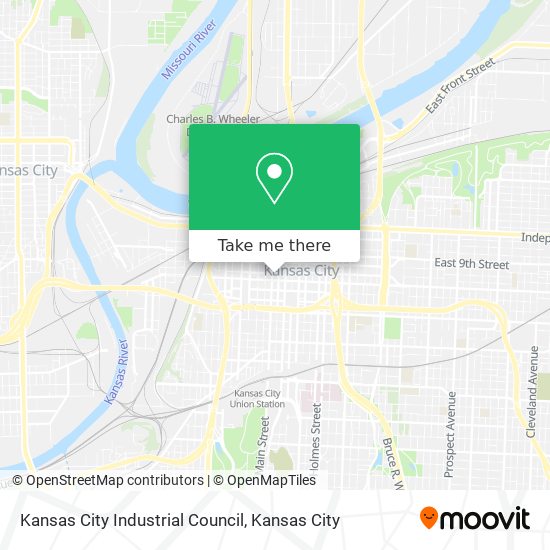 Mapa de Kansas City Industrial Council