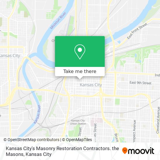 Kansas City's Masonry Restoration Contractors. the Masons map