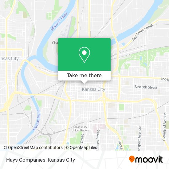 Hays Companies map