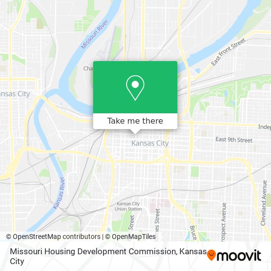 Missouri Housing Development Commission map