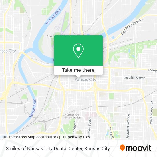 Smiles of Kansas City Dental Center map