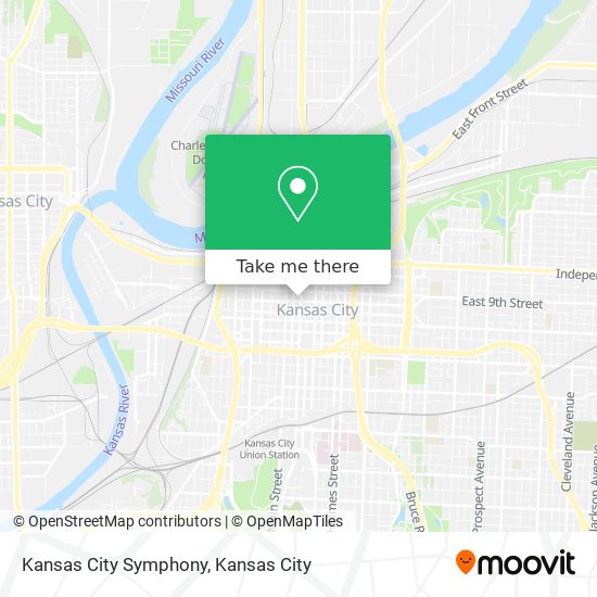 Kansas City Symphony map