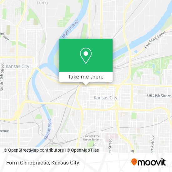Form Chiropractic map