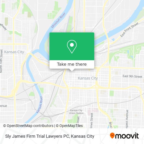 Sly James Firm Trial Lawyers PC map