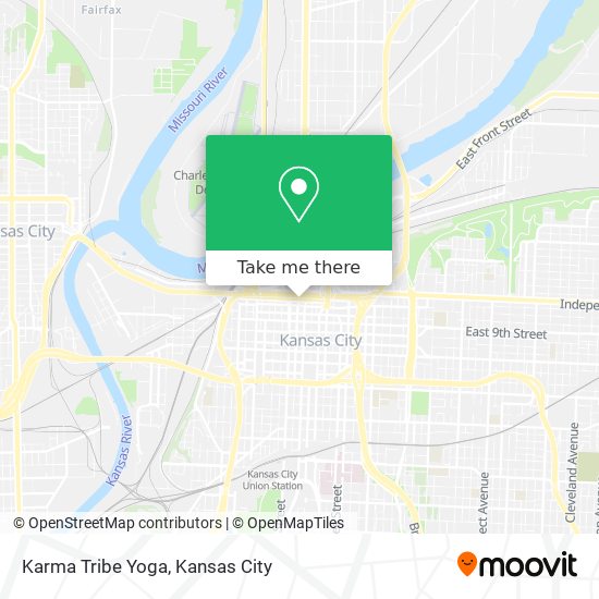 Karma Tribe Yoga map