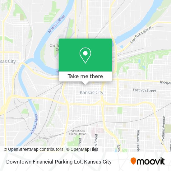 Downtown Financial-Parking Lot map