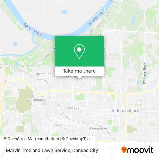 Marvin Tree and Lawn Service map