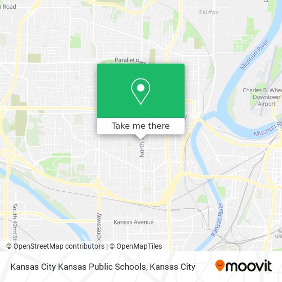 Mapa de Kansas City Kansas Public Schools